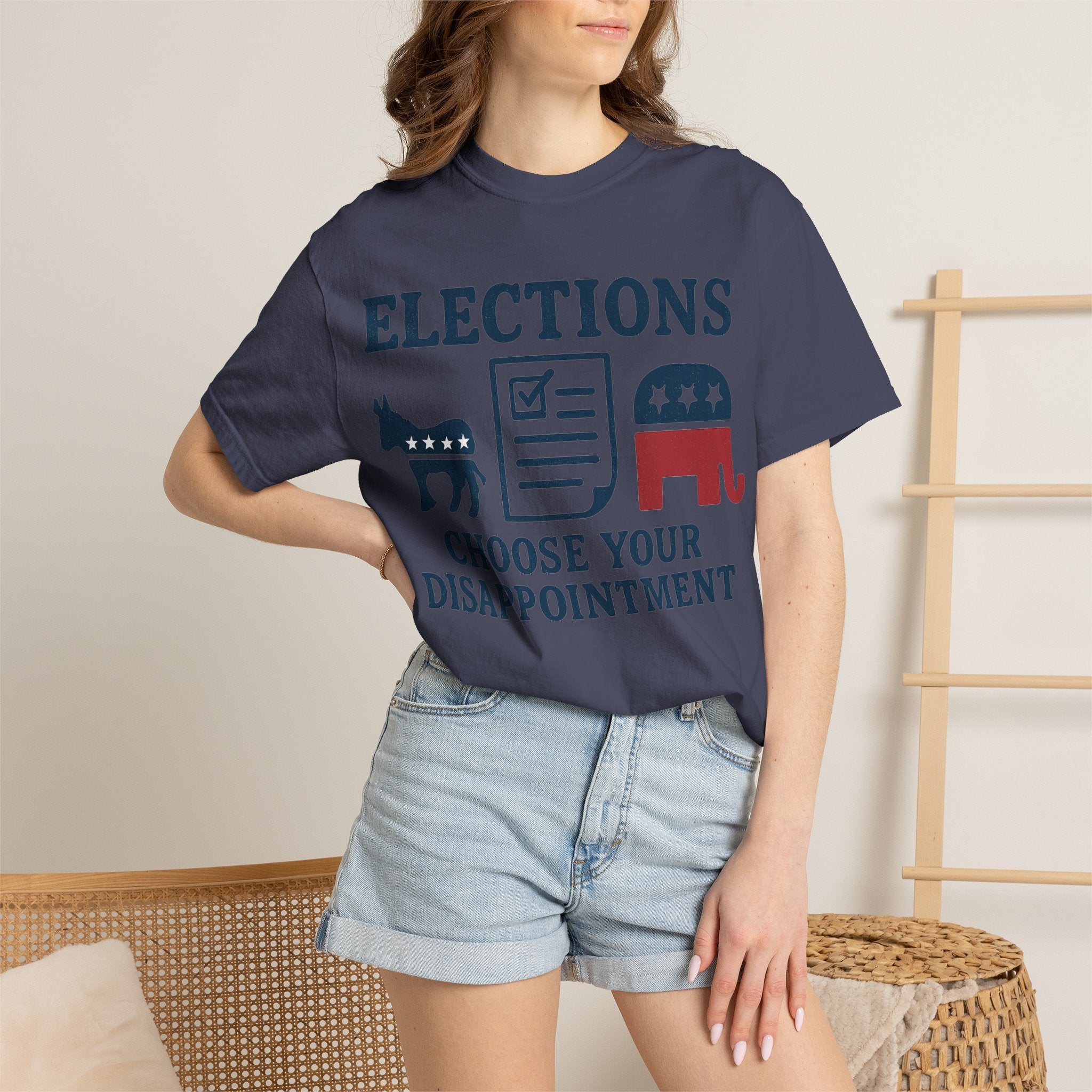 "Voting for the Best" Unisex Garment-Dyed T-shirt
