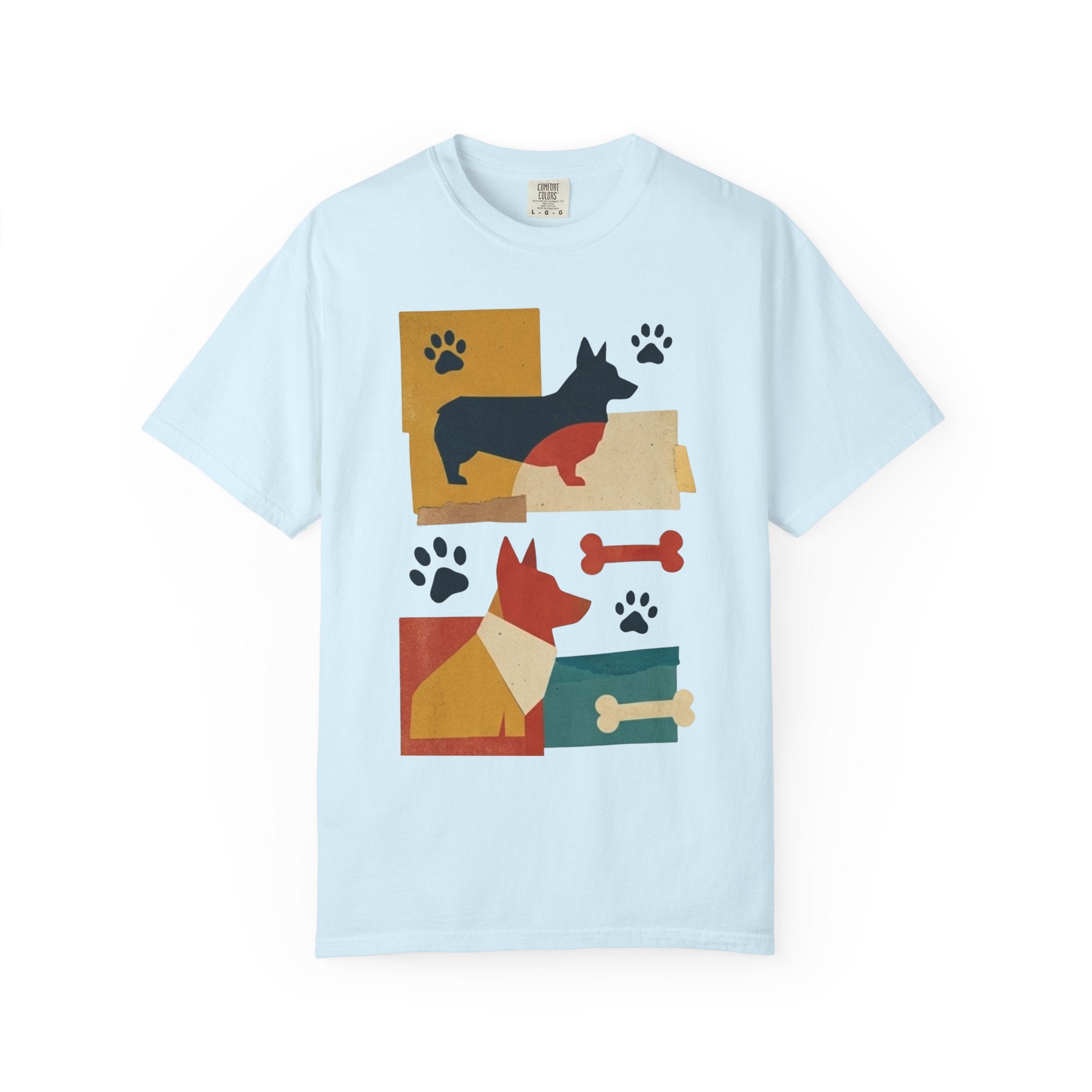 "Dogs and Bones" Unisex Garment-Dyed Tee