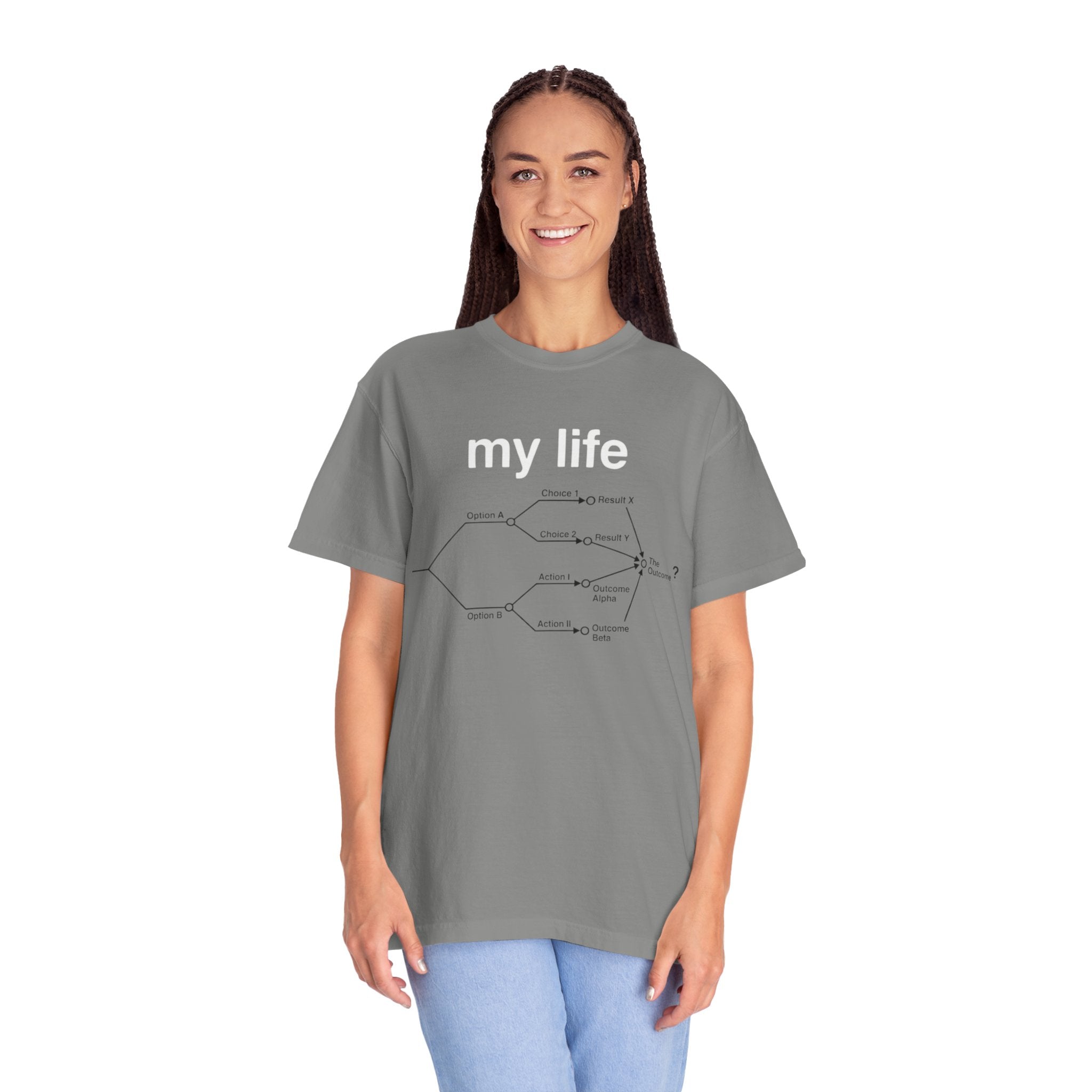 "My Life Decisions" Unisex Garment-Dyed T-shirt