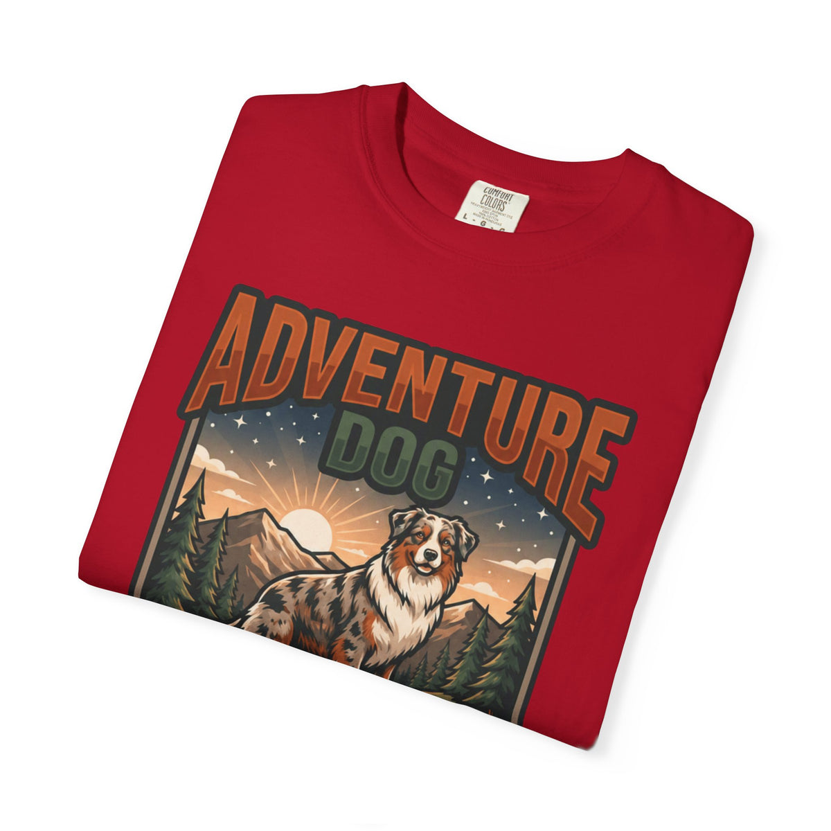 "Adventure Dog" Unisex Garment-Dyed Tee