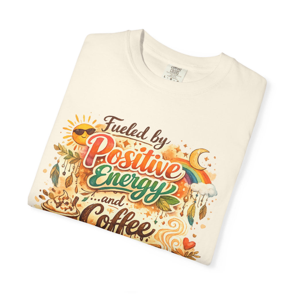 Positive Energy (It's Just Coffee) | Garment-Dyed Tee — AttitudeShirts