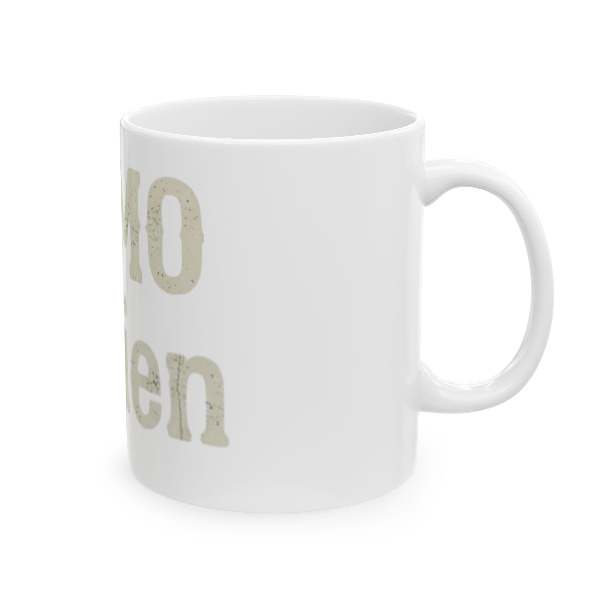 "Are You Calling Me a Homo-Sapien" White Ceramic Mug — Graphic