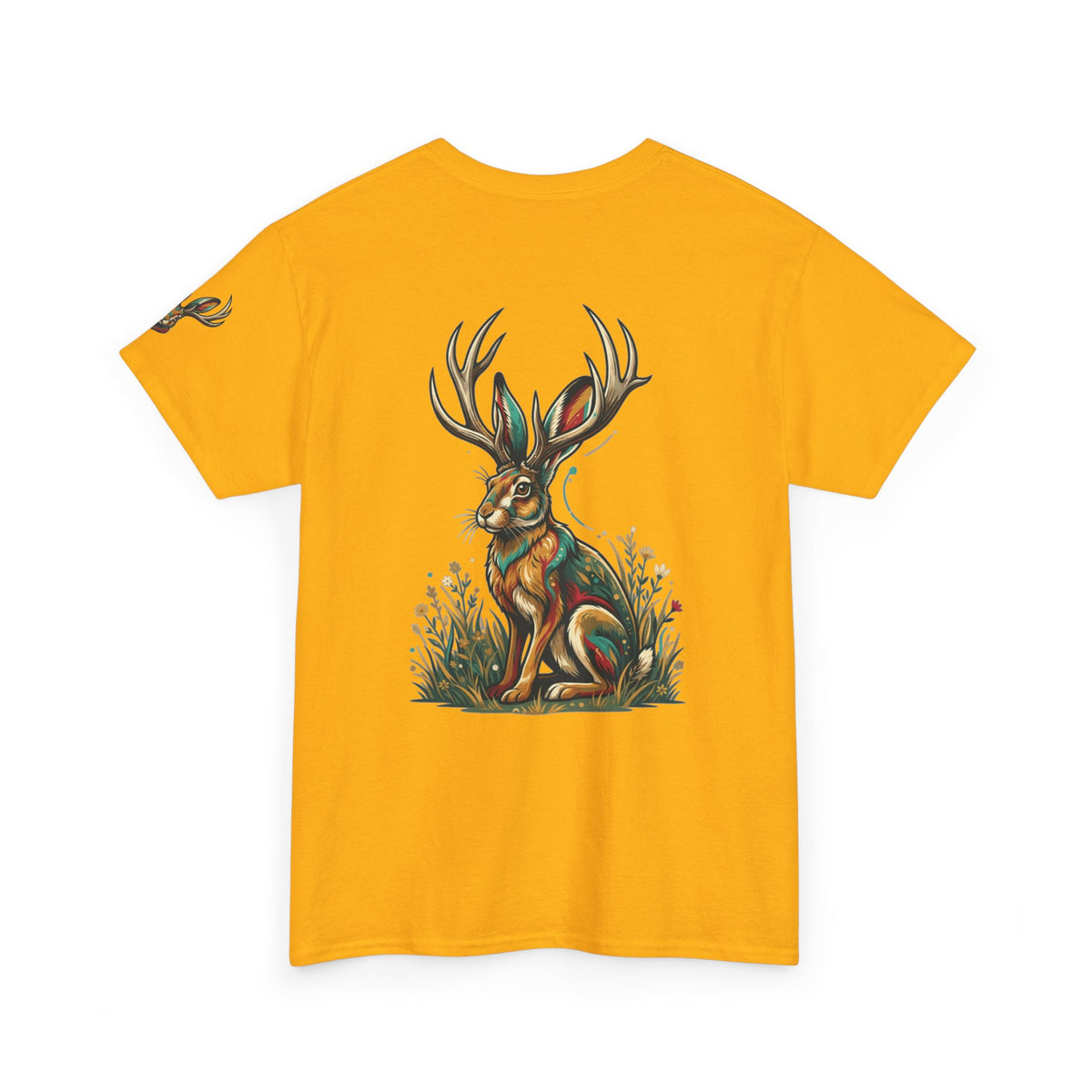 Color: Gold | Jackalope (American Folklore) Premium Graphic Tee
