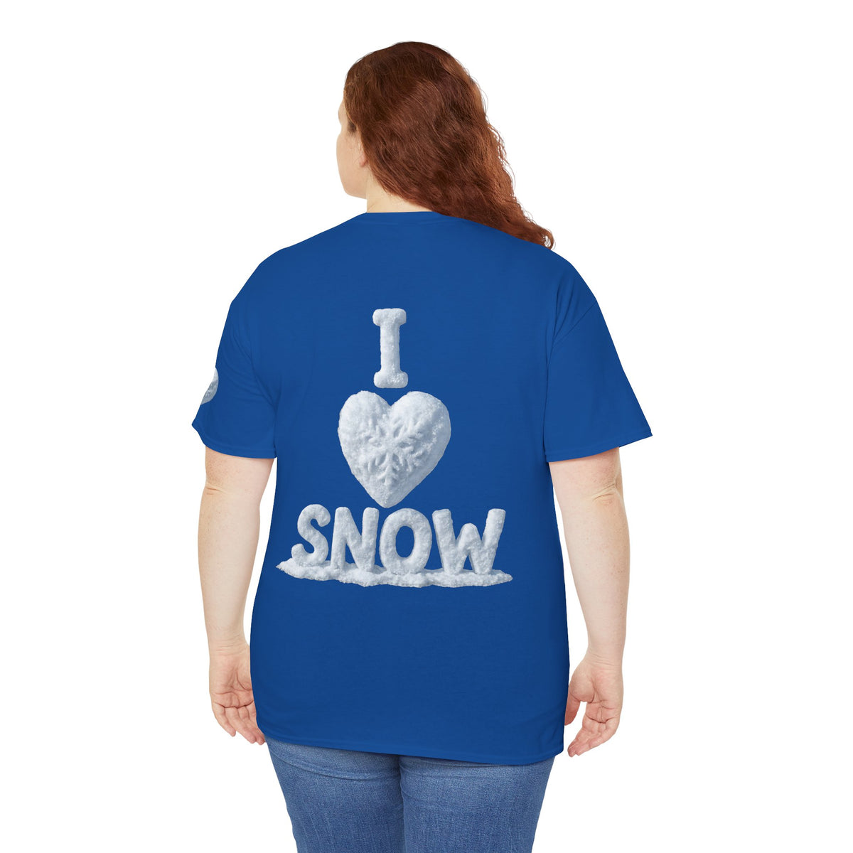 Color: Royal | I Love Snow Premium Graphic Tee