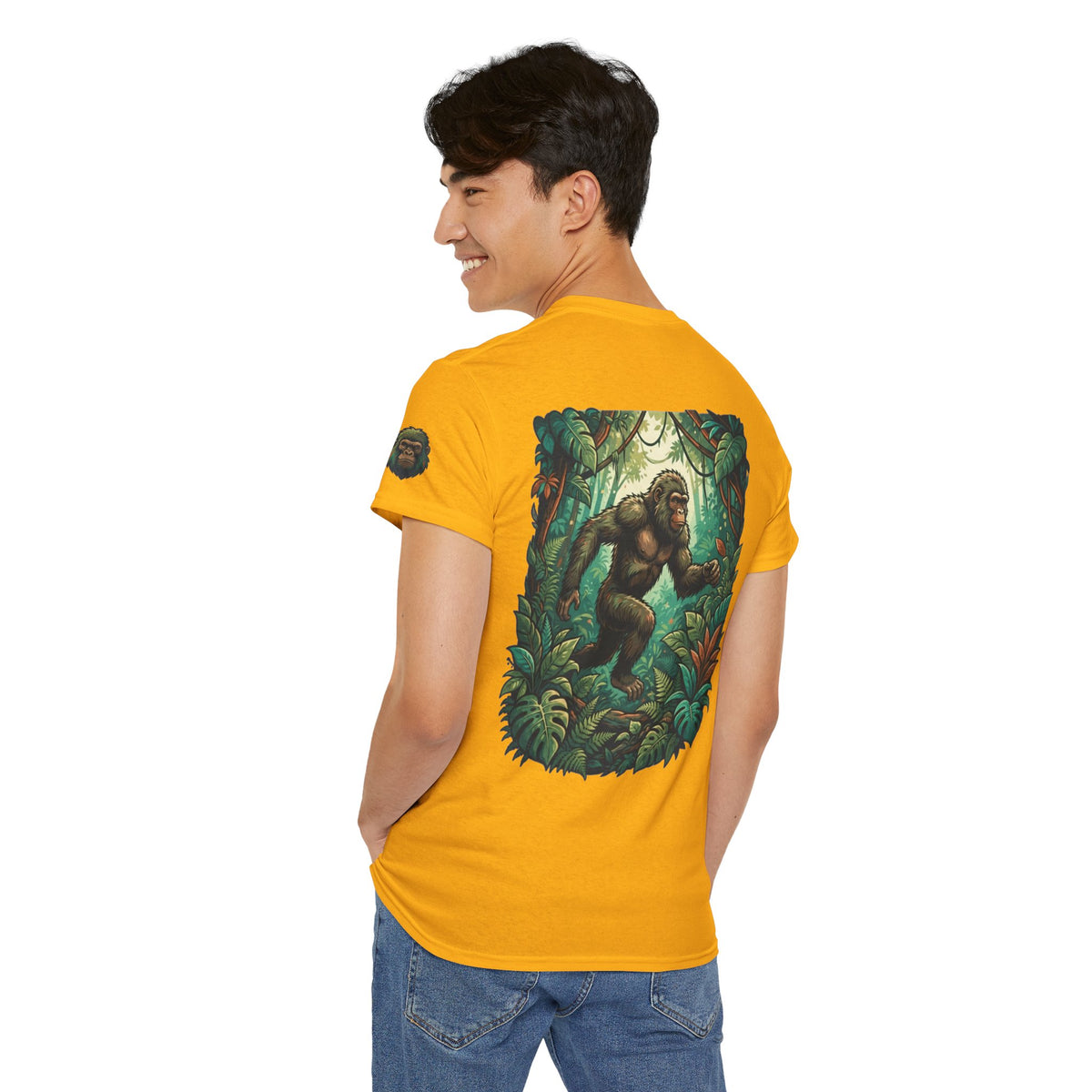 Color: Gold | The Bukit Timah Monkey Man (Singapore) Premium Graphic Tee