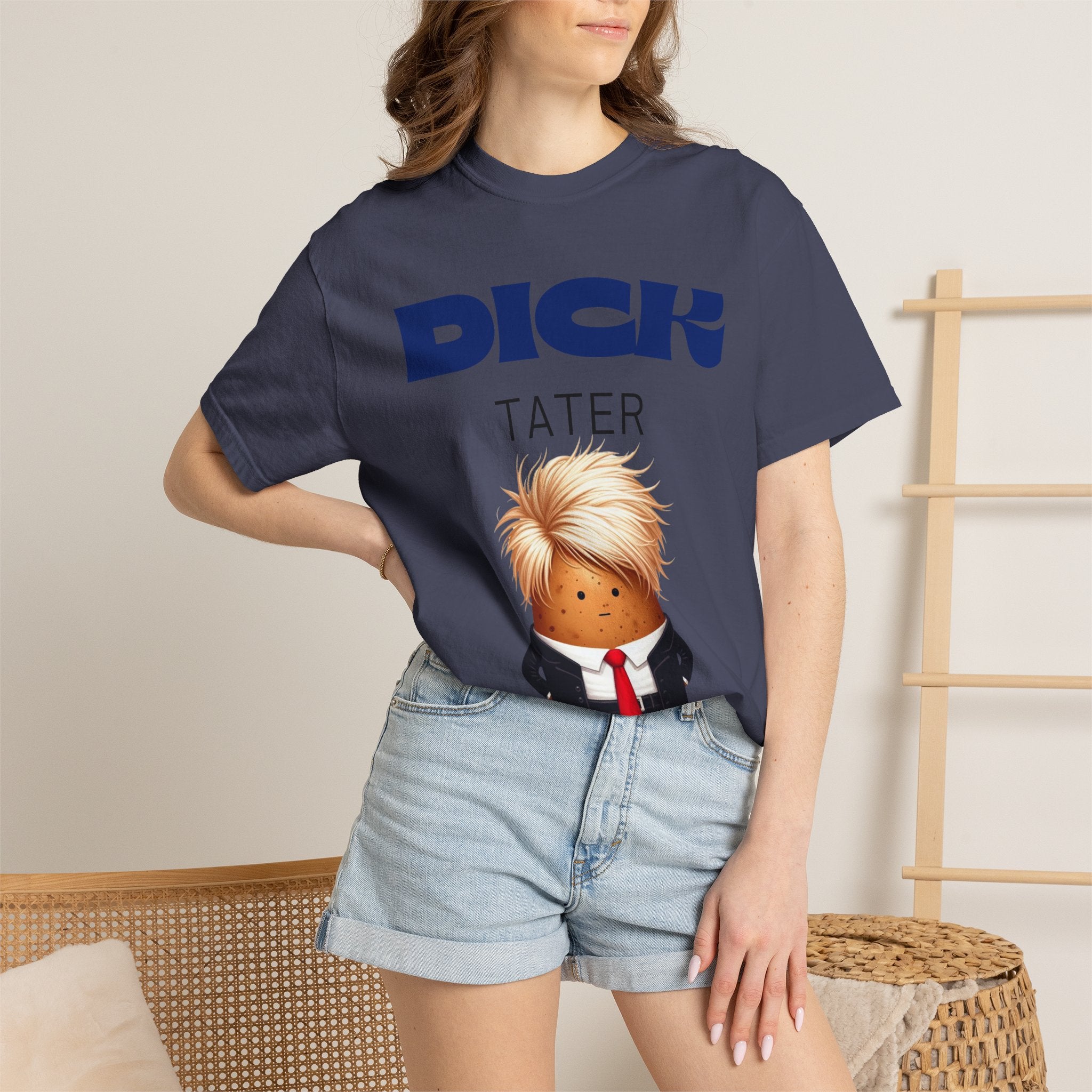 "The Dick Tater (Executive Spud Edition)" Unisex Garment-Dyed T-shirt
