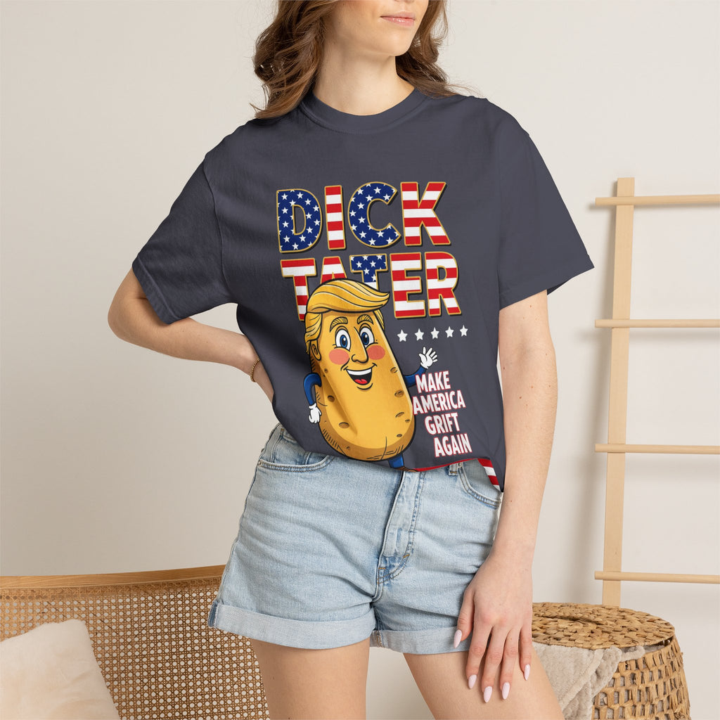 "The Dick Tater (Make America Grift Again)" Unisex Garment-Dyed T-shirt