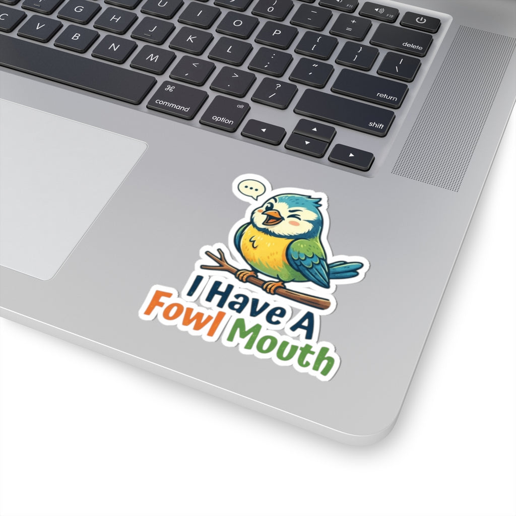 "Fowl Mouth" Sticker — Main