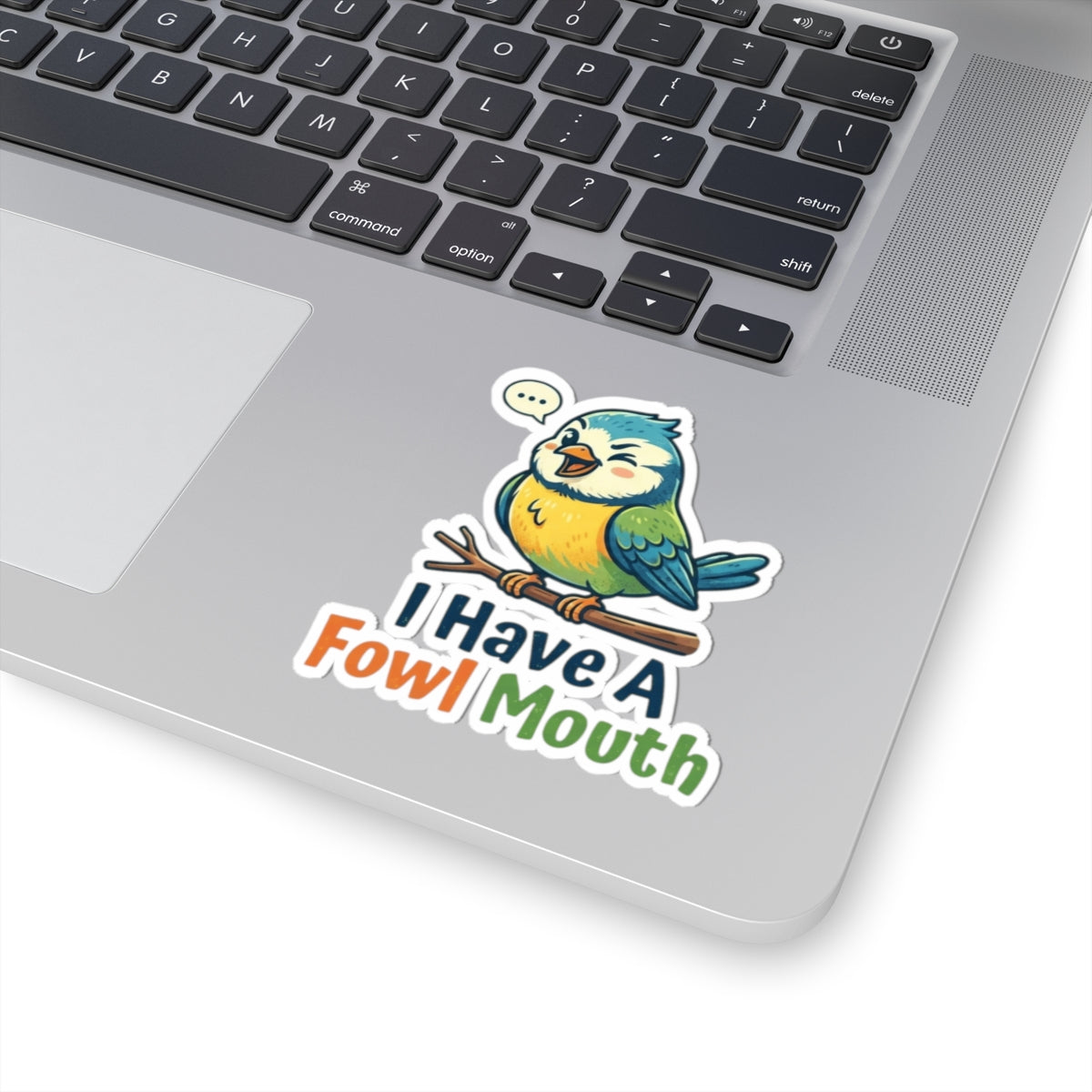 "Fowl Mouth" Sticker — Main
