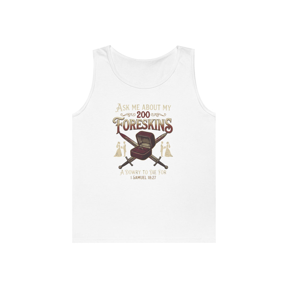 "Good Book Series 200 Foreskins" Tank Top