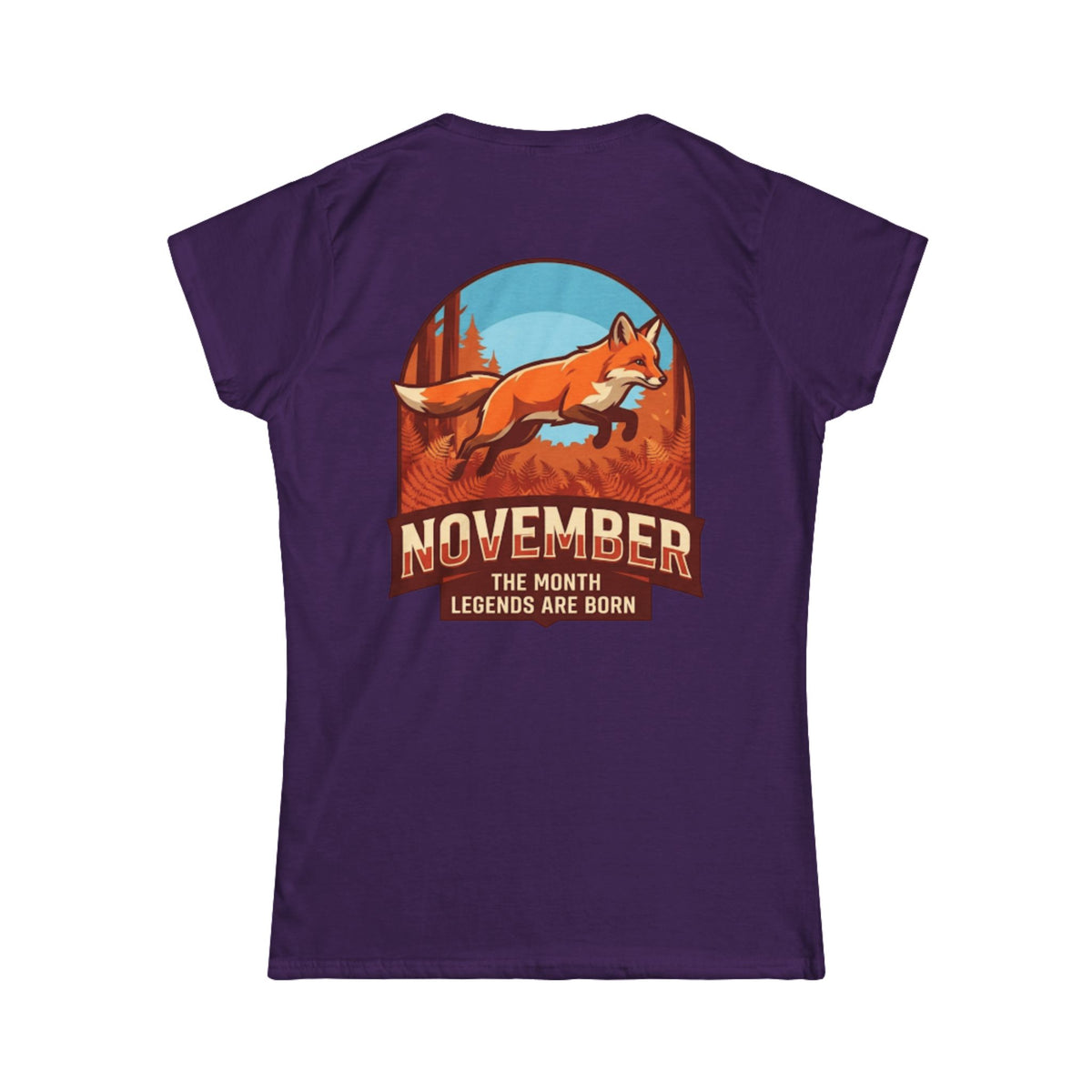 Color: Purple | November Legend Women's Tee