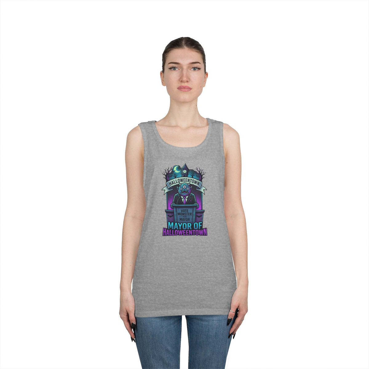 Color: Sport Grey | Mayor Of Halloweentown Tank Top
