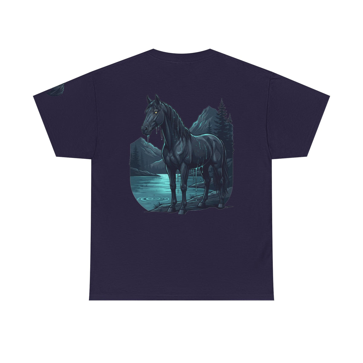 Color: Blackberry | Kelpie (Scottish Folklore) Premium Graphic Tee