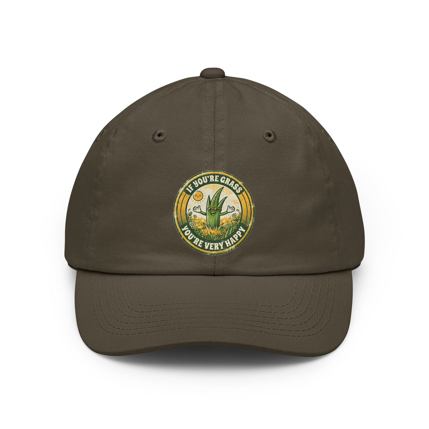 "If You're Grass You're Very Happy" Dad Hat