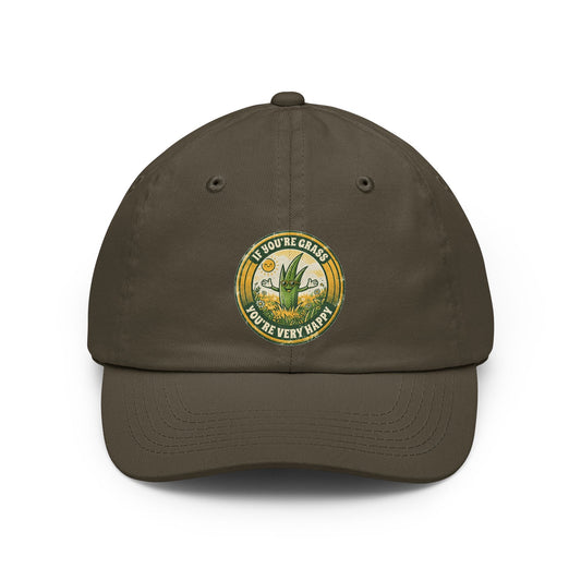 "If You're Grass You're Very Happy" Dad Hat