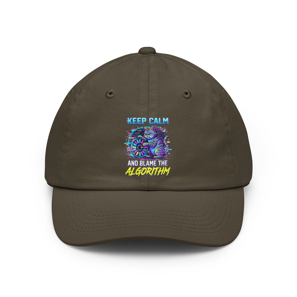Color: Olive | Keep Calm And Blame The Algorithm Dad Hat