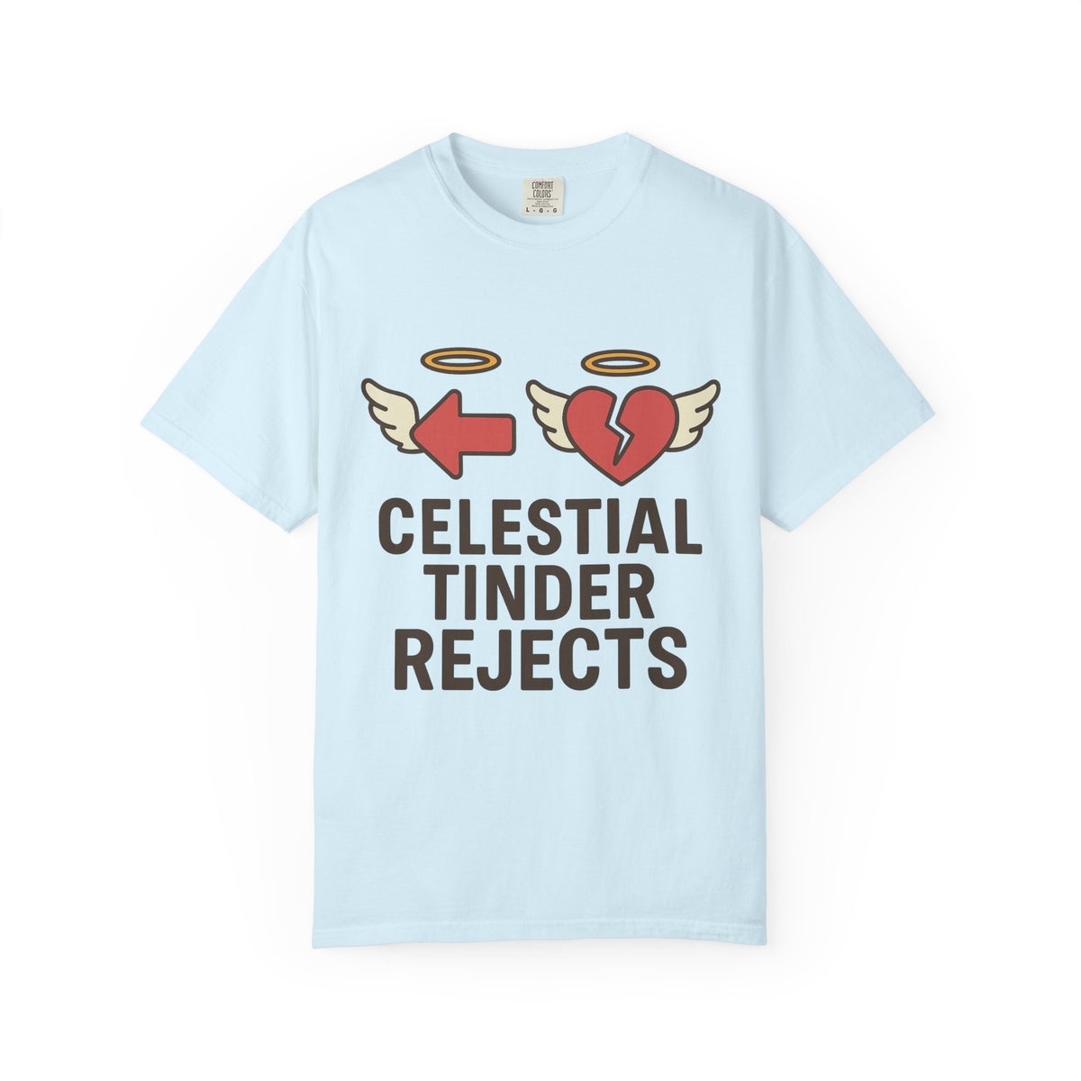 Color: Chambray | Celestial Tinder Rejects Unisex Garment-Dyed T-shirt
