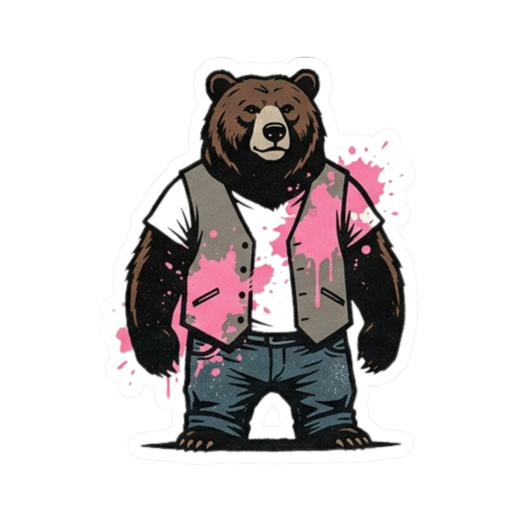 "Real Men Eat Pink" Sticker