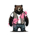 "Real Men Eat Pink" Sticker