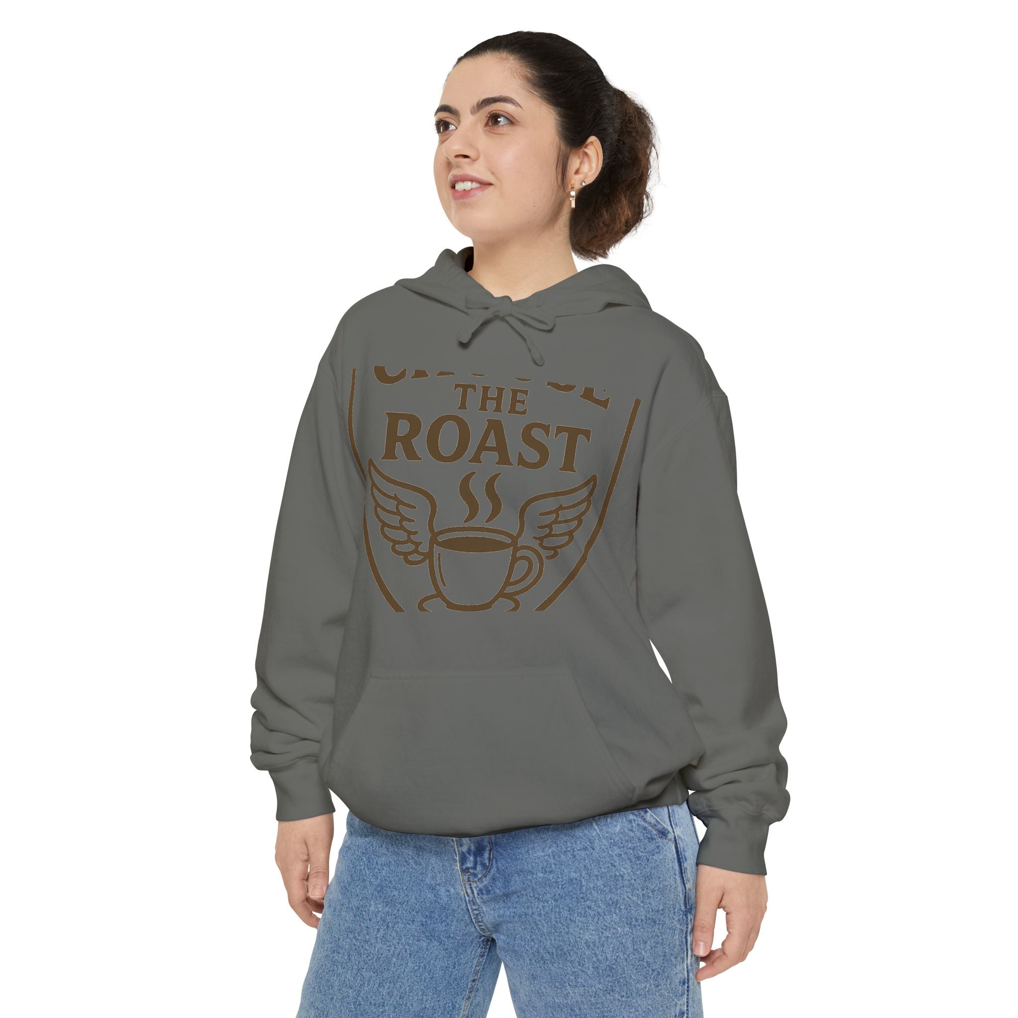 Choose the Roast - Dark as Your Soul | Garment-Dyed Hoodie — AttitudeShirts