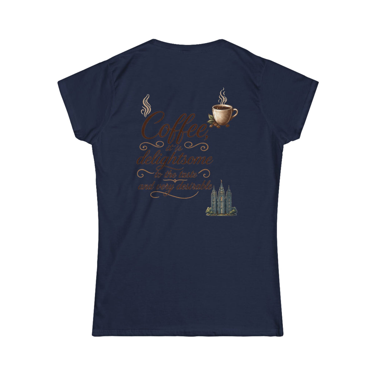 Color: Navy | Coffee is Delightsome Women's Tee