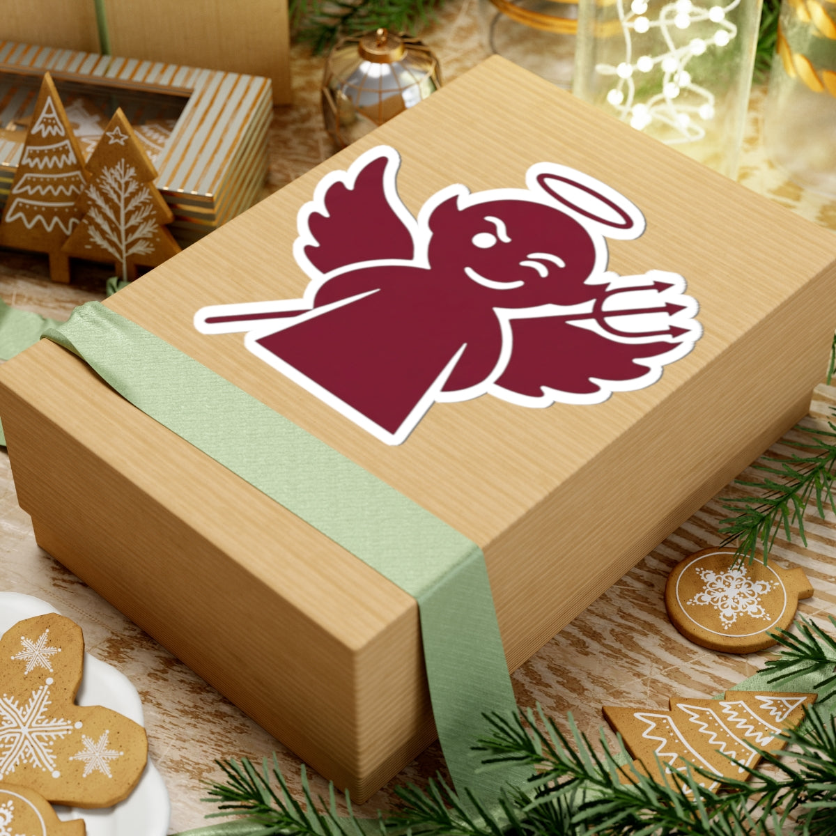 "On The Naughty List" Sticker