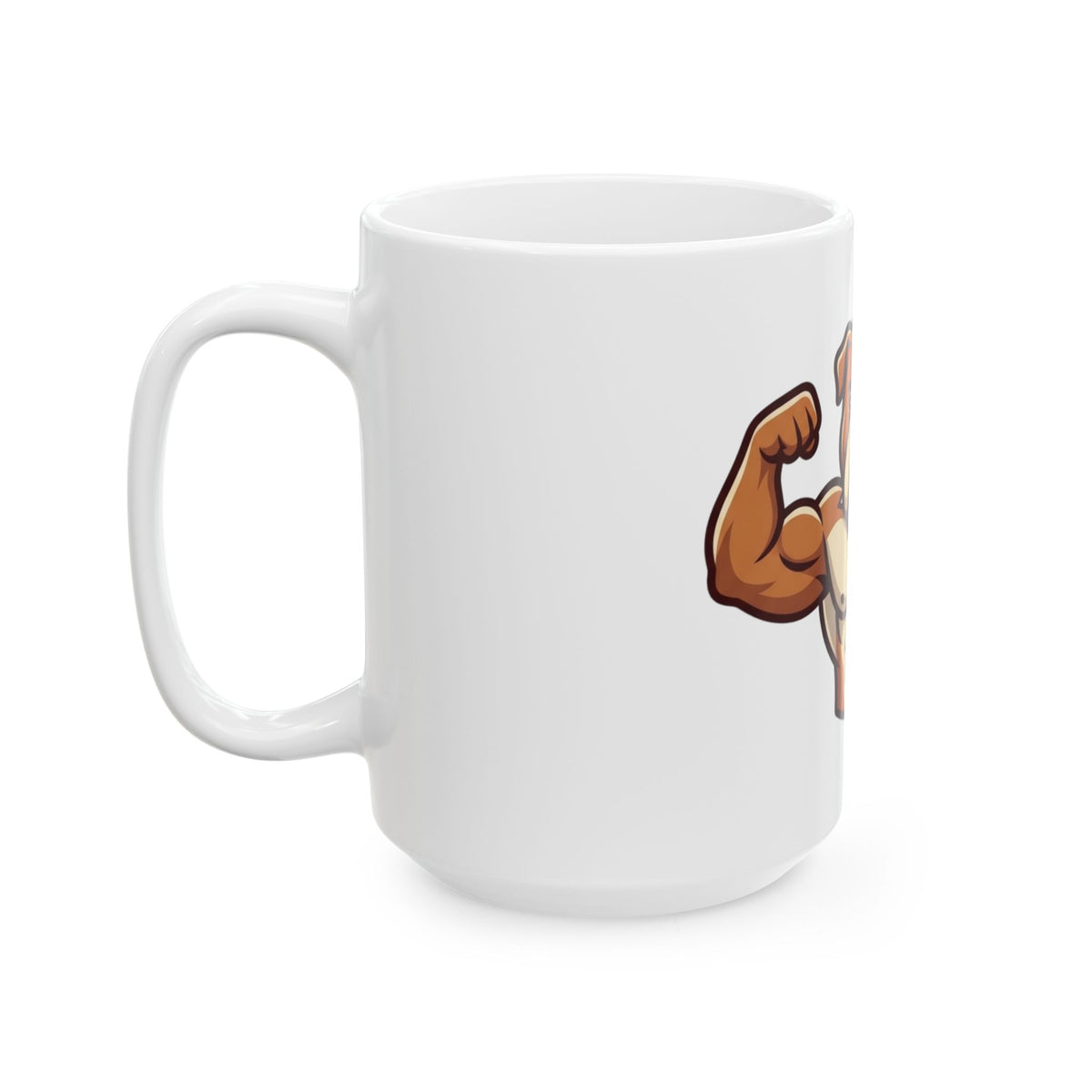 "Bull Credible" White Ceramic Mug — Graphic