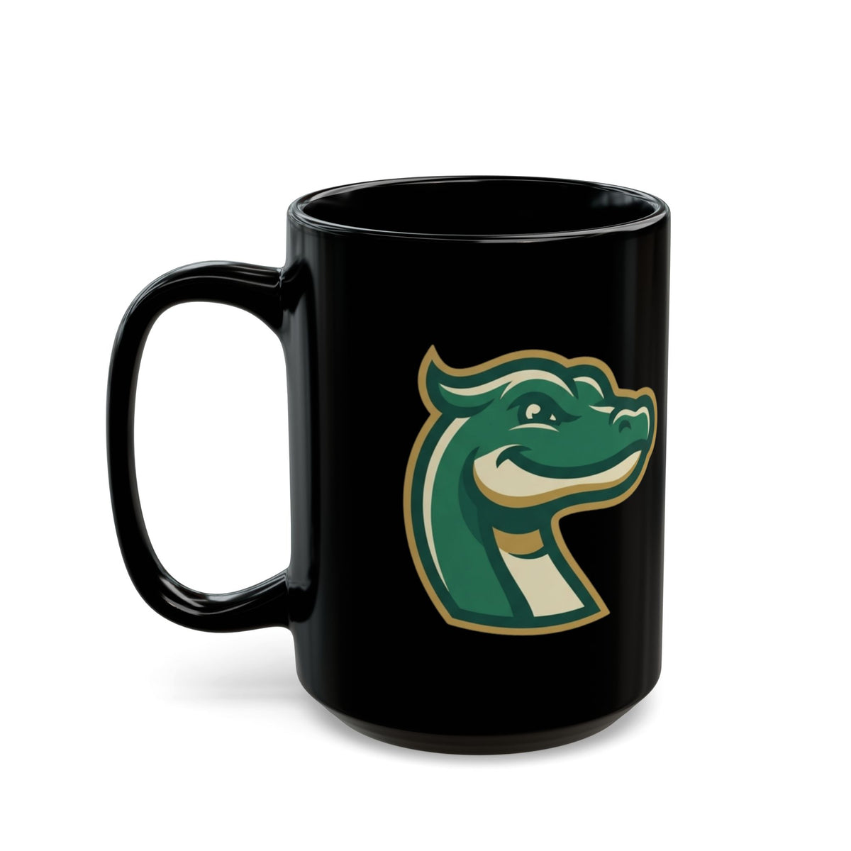 "Ogopogo (Canada)" Black Ceramic Mug — Graphic