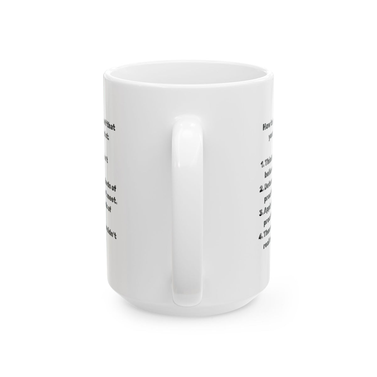 "Good proof" White Ceramic Mug