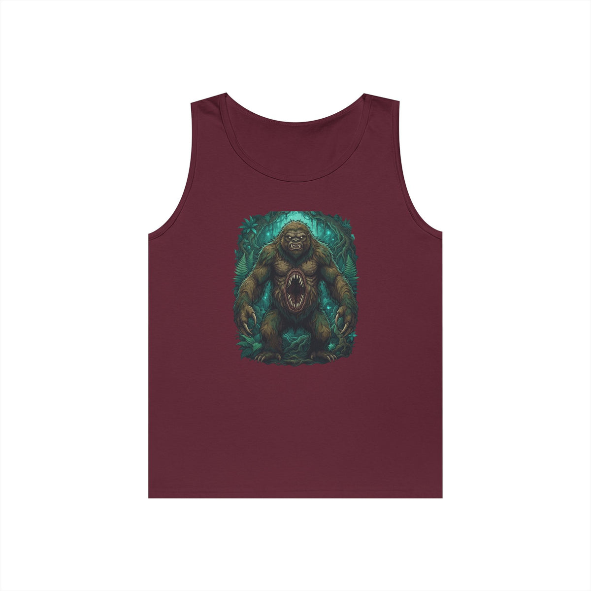 Color: Maroon | Mapinguari (Amazon Rainforest) Tank Top