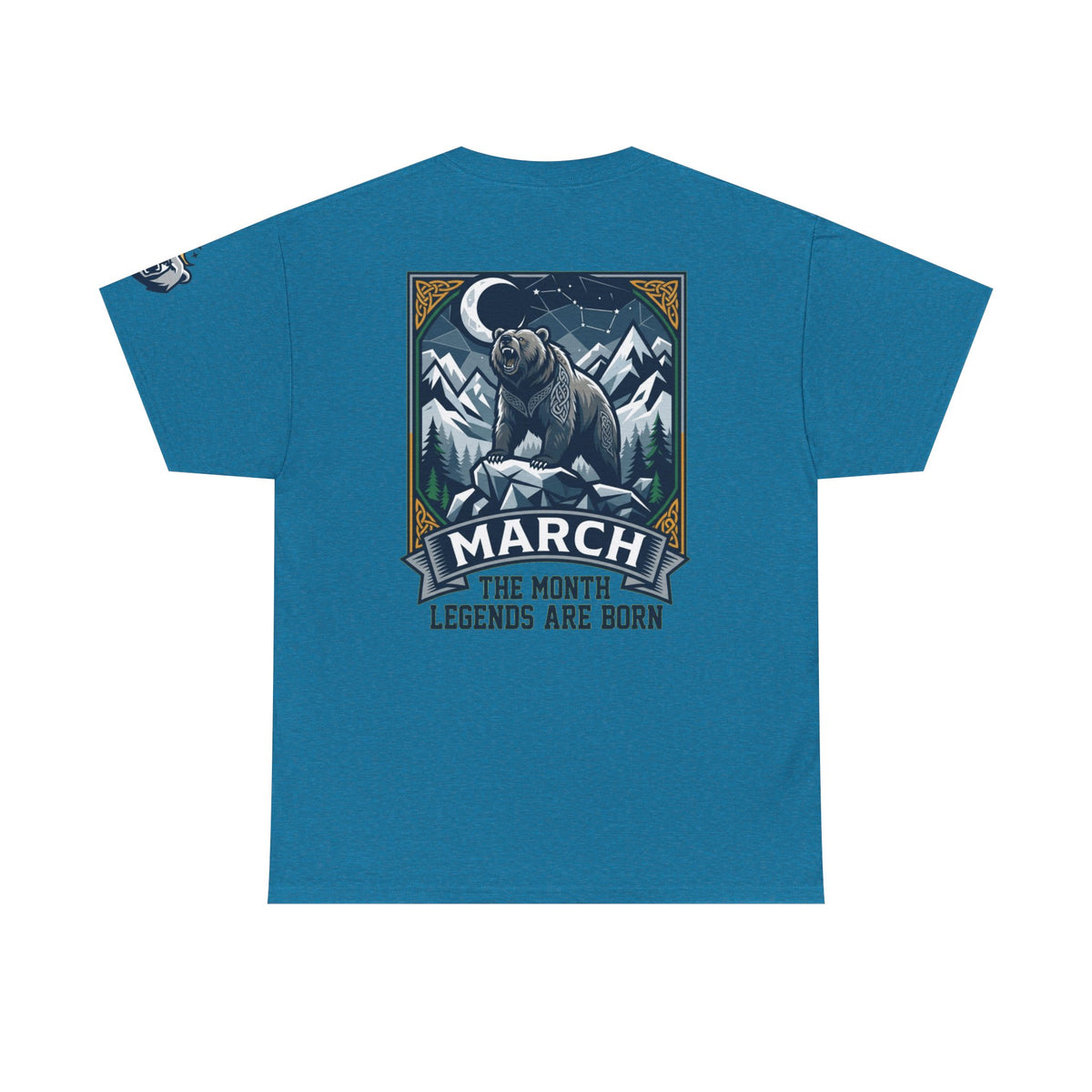 Color: Antique Sapphire | March Legend Premium Graphic Tee