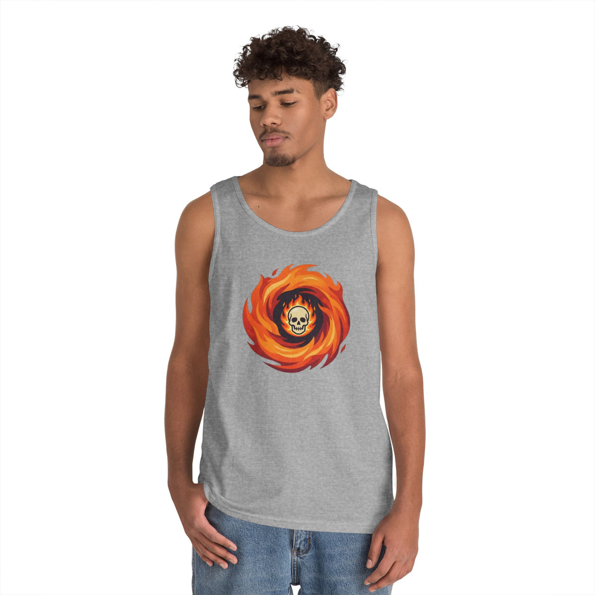 Color: Sport Grey | Hellfire Tank Top
