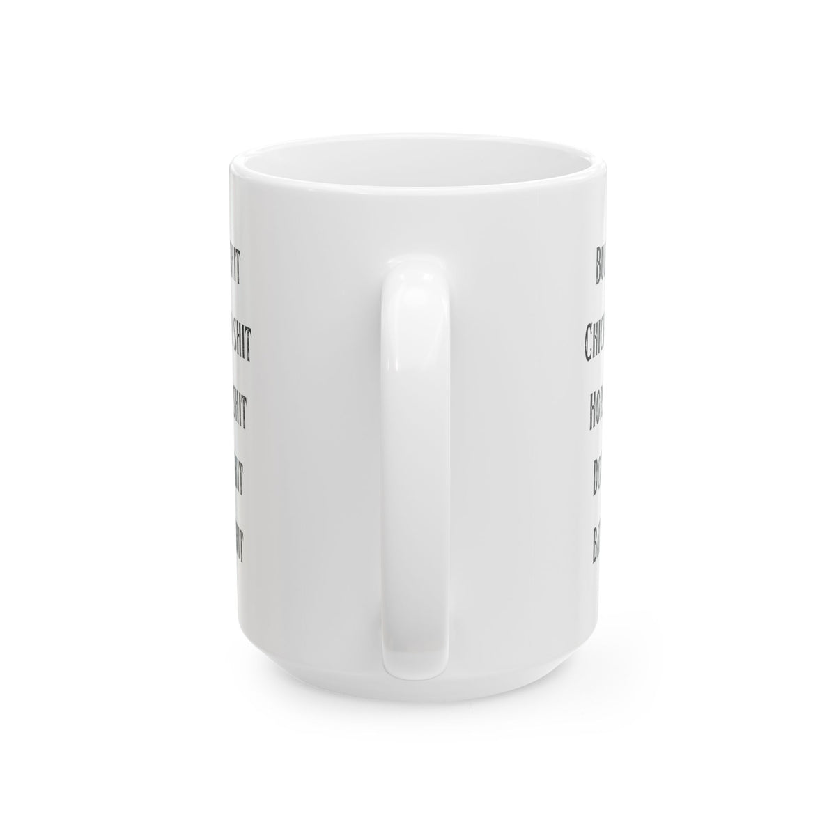 "Types of Shit" White Ceramic Mug — Graphic