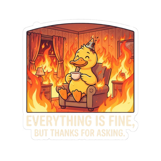 "Everything Is Okay" Sticker — Main