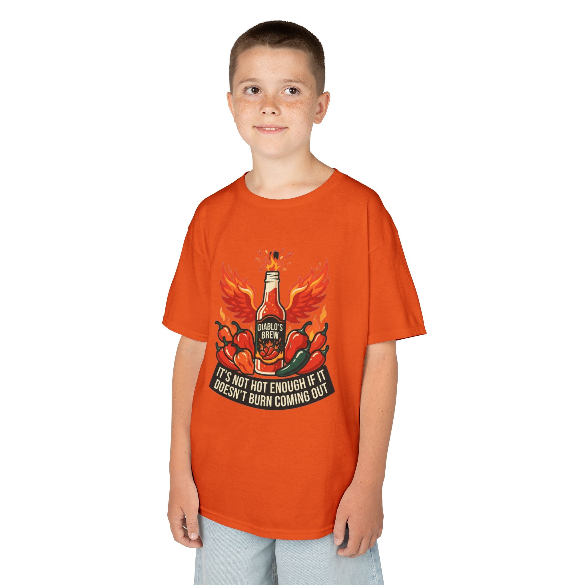 "Burns Coming Out" Kids Tee