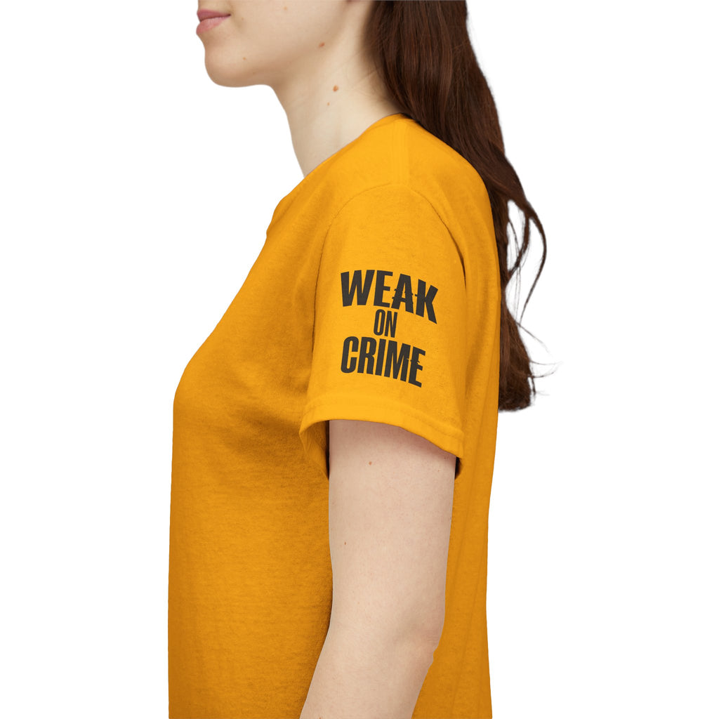 "Weak On Crime" Premium Graphic Tee