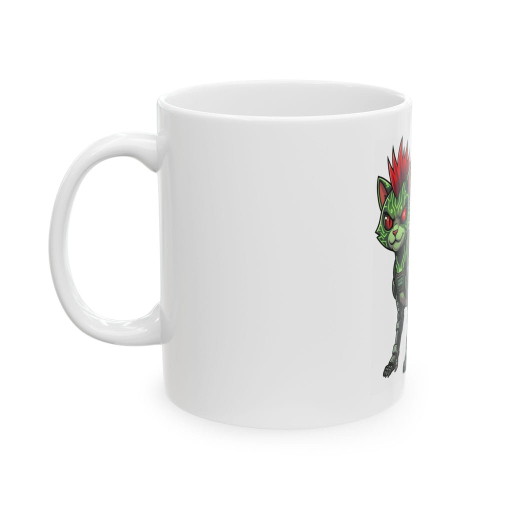 "Boots" White Ceramic Mug