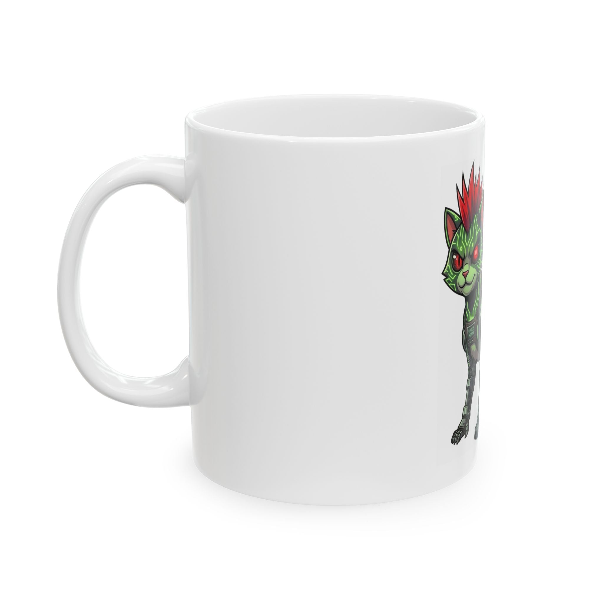 "Boots" White Ceramic Mug