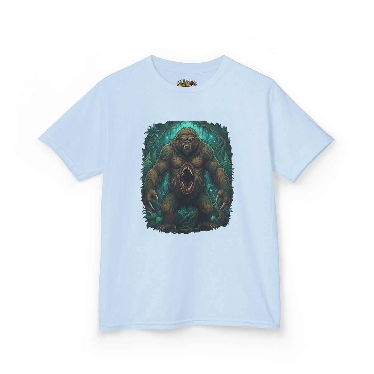 Color: Light Blue | Mapinguari (Amazon Rainforest) Kids Tee