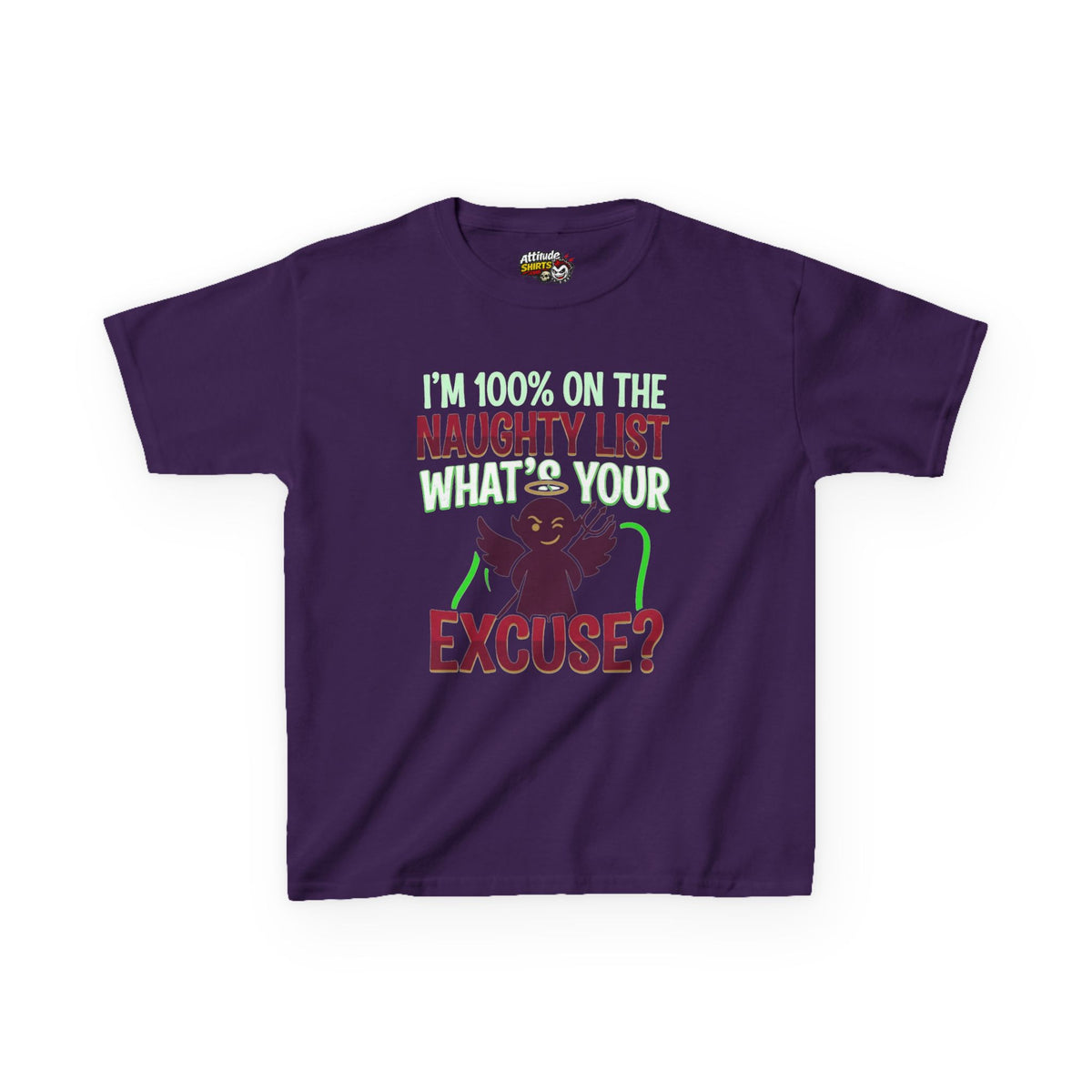 "On The Naughty List" Kids Tee