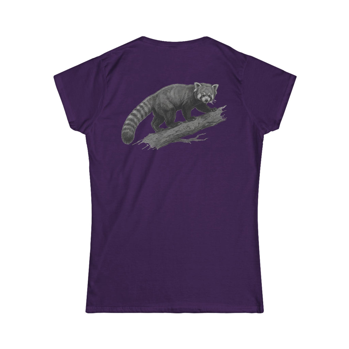 "Pencil Sketch Art Red Panda" Women's Tee