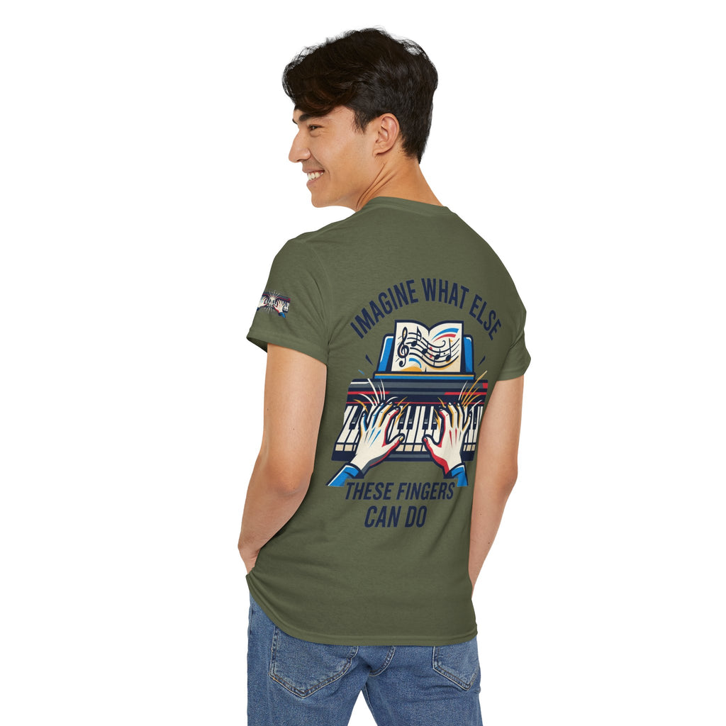 "Imagine What Else These Fingers Can Do" Premium Graphic Tee