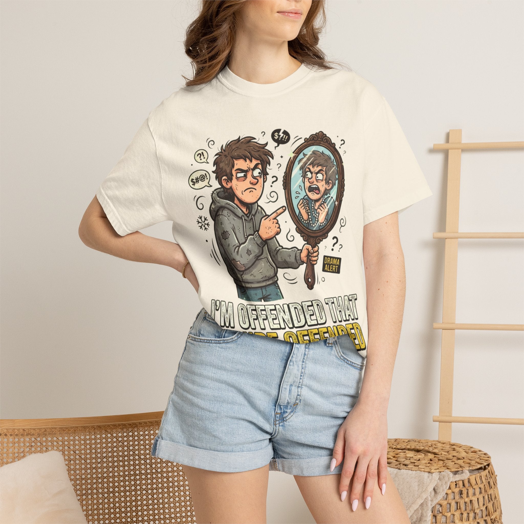 "I'm Offended That You're Offended" Unisex Garment-Dyed Tee