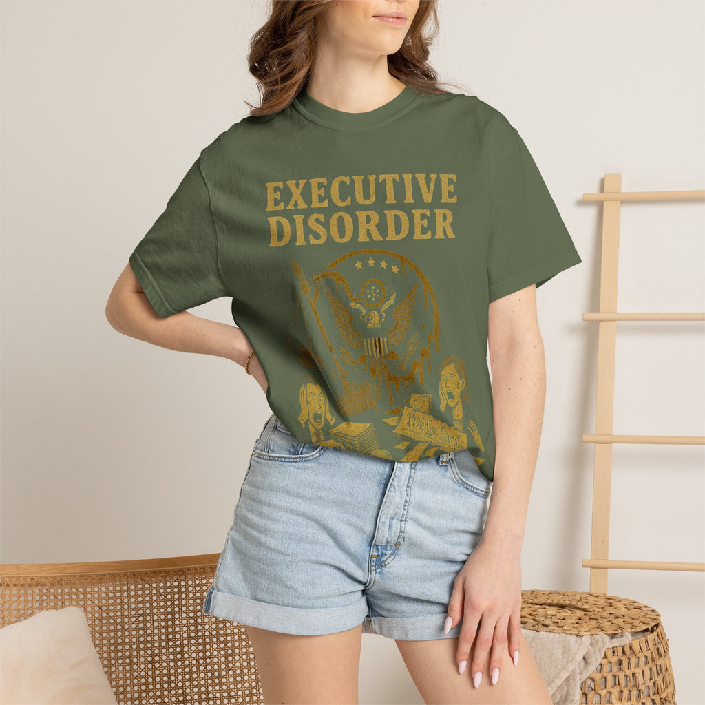 "Executive Disorder" Unisex Garment-Dyed T-shirt