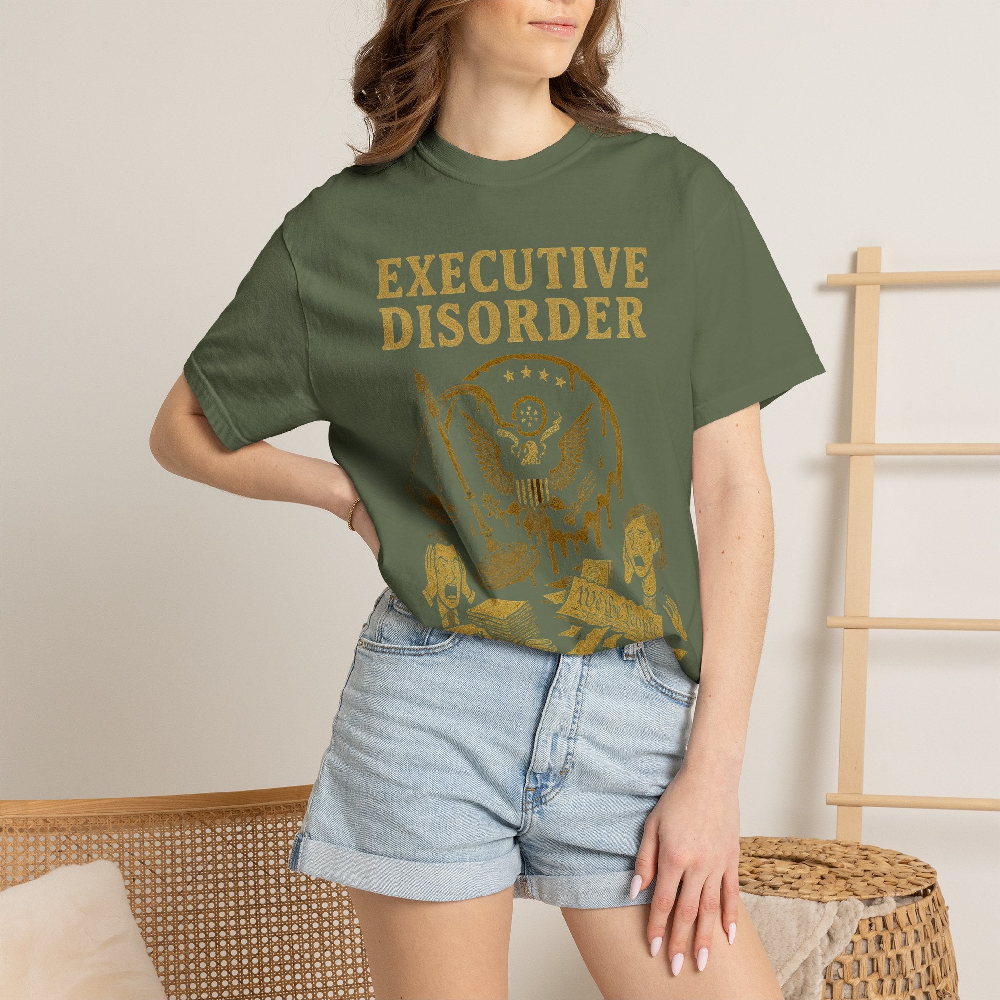 "Executive Disorder" Unisex Garment-Dyed T-shirt