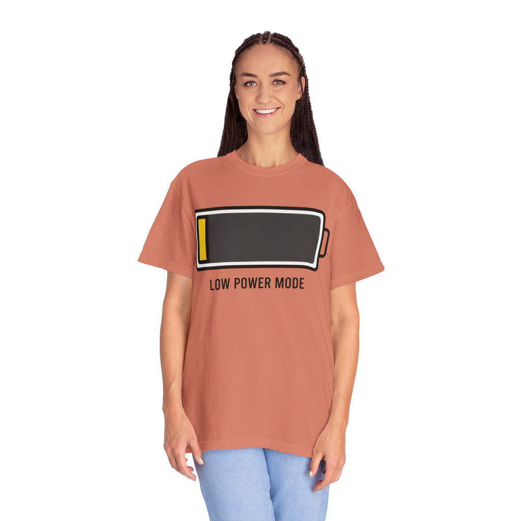 "Low Power Mode" Unisex Garment-Dyed Tee
