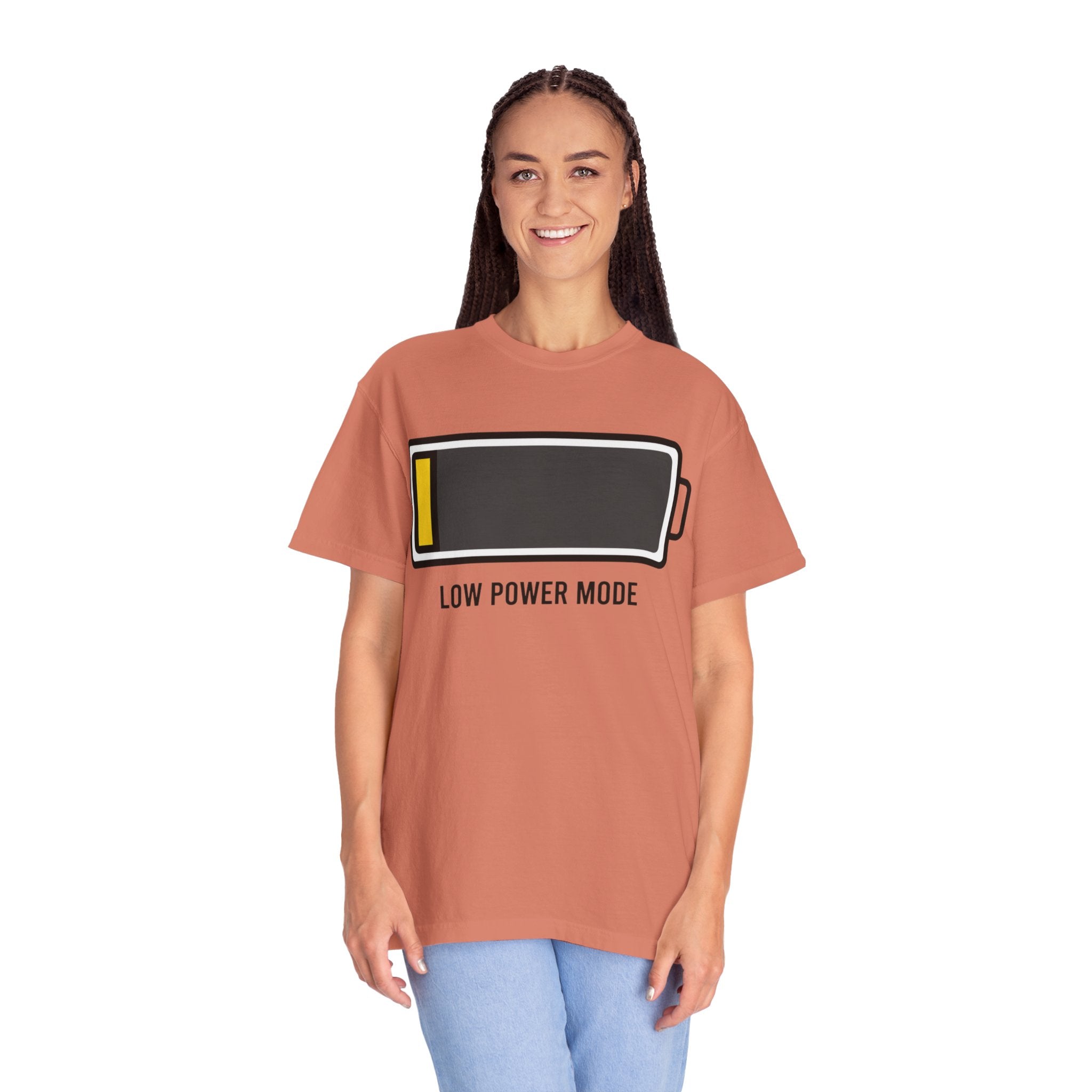 "Low Power Mode" Unisex Garment-Dyed Tee