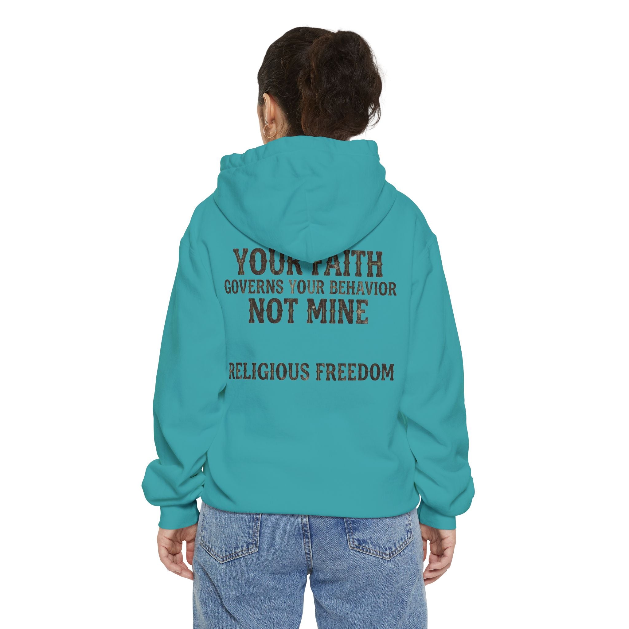 "Religious Freedom" Garment-Dyed Hoodie
