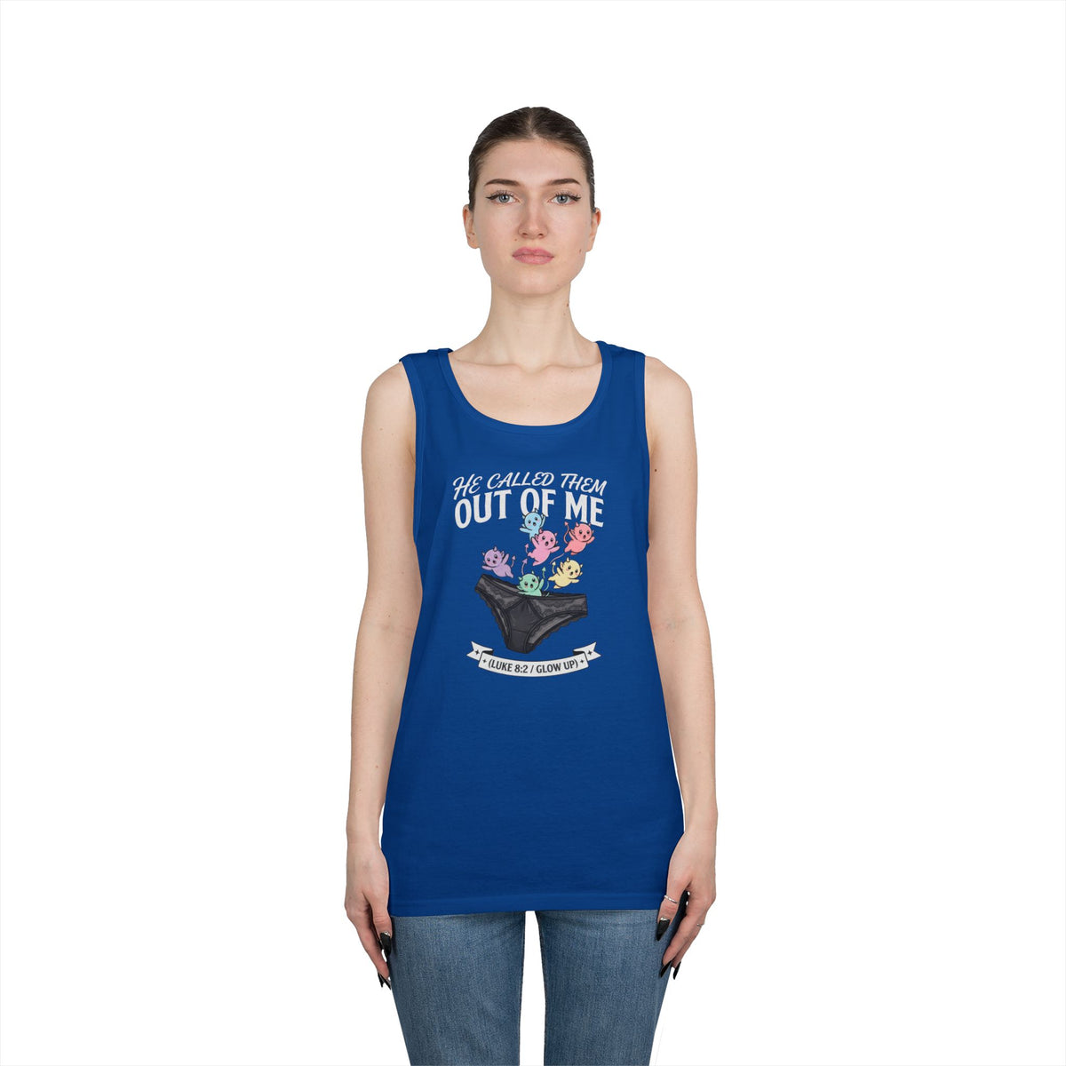 "Good Book Series He Called Them Out Of Me" Tank Top