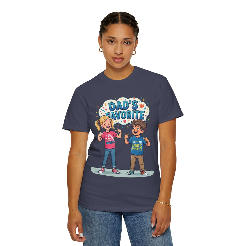 "Dad's Favorite" Unisex Garment-Dyed Tee